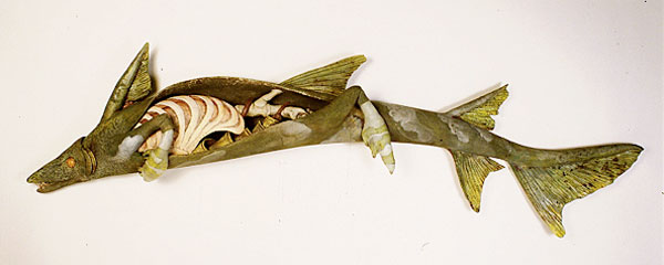 Bill Abright - Ceramic Fish-Husk